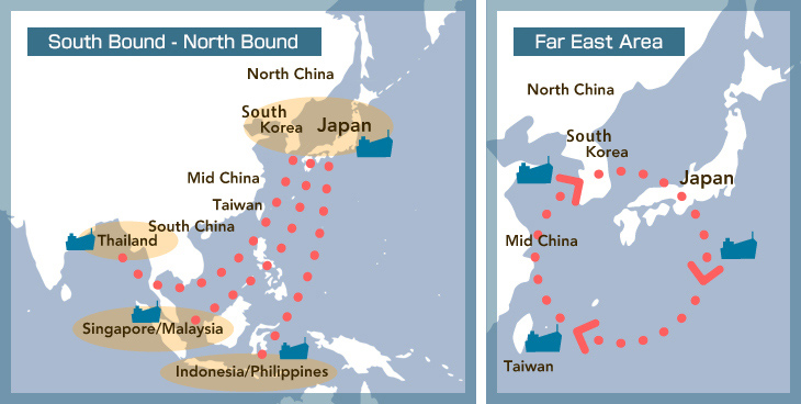 Overseas transportation area